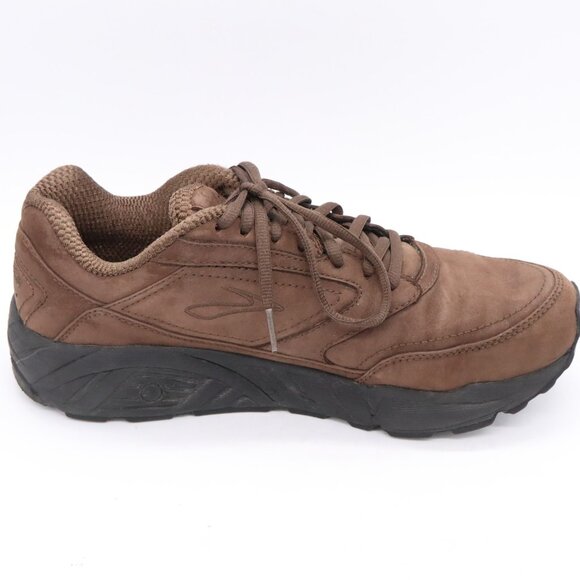 Brooks Addiction Walker Men’s Size 10 Brown Suede Shoes Sneakers Walking Comfort - Picture 8 of 11